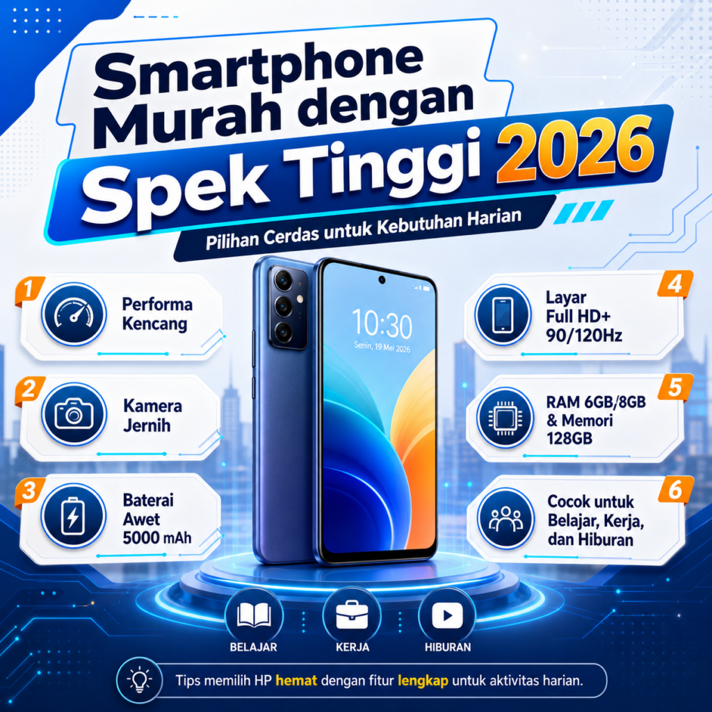 Smartphone Murah Dengan Spek Tinggi 2026