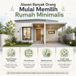 Rumah minimalis semakin diminati karena desainnya simpel, hemat ruang, mudah dirawat, dan cocok untuk gaya hidup modern masa kini.